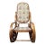 1970s Price Products Ornate Tapestry Upholstered Bentwood Rocking Chair For Sale