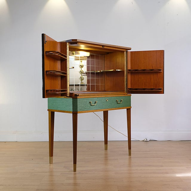 Vintage Bar Cabinet, Sweden 1940s For Sale - Image 3 of 10