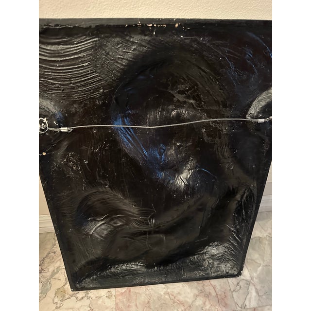 Bonded Bronze Sculptured 3 Dimensional Artwork of Mother & Child 24”x18”c1” (Very Heavy) For Sale In Miami - Image 6 of 7