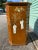 Camel Mid Century Asian Carmel Color With Mother of Pearl Inlay Narrow Console For Sale - Image 8 of 8