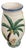 Whimsical Italian Relief Ceramic Monkey & Palm Tree Vase For Sale