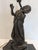 Antique Bronze Lamp Featuring a Girl Holding a Dove by A. Messina For Sale - Image 13 of 14