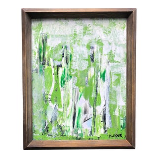 Contemporary Original Framed Painting “Edge of Meadow” by Cassandra Auker For Sale