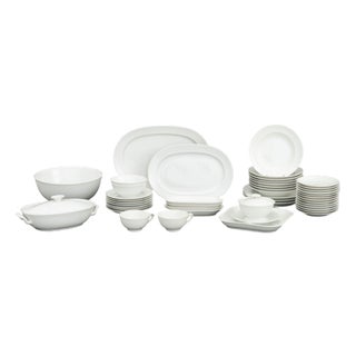 Late 20th Century Royal Copenhagen Porcelain Partial Dinnerware Service - 45 pcs For Sale