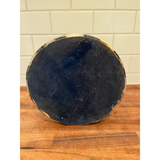 1960s Vintage Italian Checkered Pink Marble Ashtray / Catchall, 1960s For Sale - Image 5 of 5