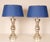 Vintage Table Lamps French Country Lamps Faux Mercury Silver Glass Modern - A Pair For Sale - Image 9 of 10
