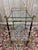 Metal Vintage Serving Cart in Brass and Glass, 1950s For Sale - Image 7 of 8