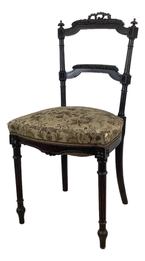 Small Antique Napoleon III Style Side Chair