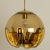 Gold Glass Bowl Pendant Light from Mazzega, Italy, 1970s For Sale - Image 8 of 18