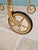 Mid-Century Modern Mid-Century Rolling Serving Cart in Openwork Brass and Glass, 1960s For Sale - Image 3 of 9