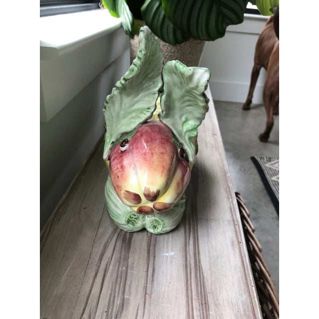 VIETRI 1980s Italian Majolica Rabbit Tureen by Vietri For Sale - Image 4 of 10