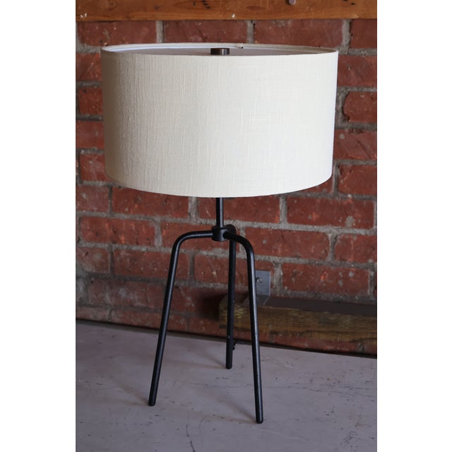 Mid-Century Modern Mid Century California Moden Tripod Table Lamp, 1950s For Sale - Image 3 of 3