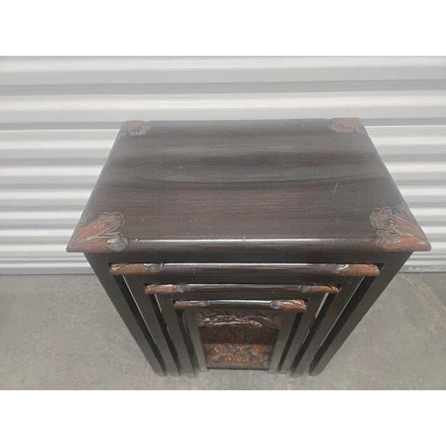 1960s Mid-Century Nesting Tables George Zee For Sale - Image 5 of 11
