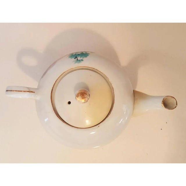 Mid 20th Century Hand-Painted Tea Pot For Sale In Miami - Image 6 of 10