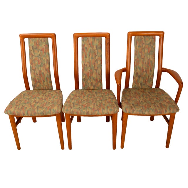 1980s Scandinavian Modern Teak Dining Chairs by Andersen Schou, Denmark - Set of 8 For Sale - Image 11 of 12