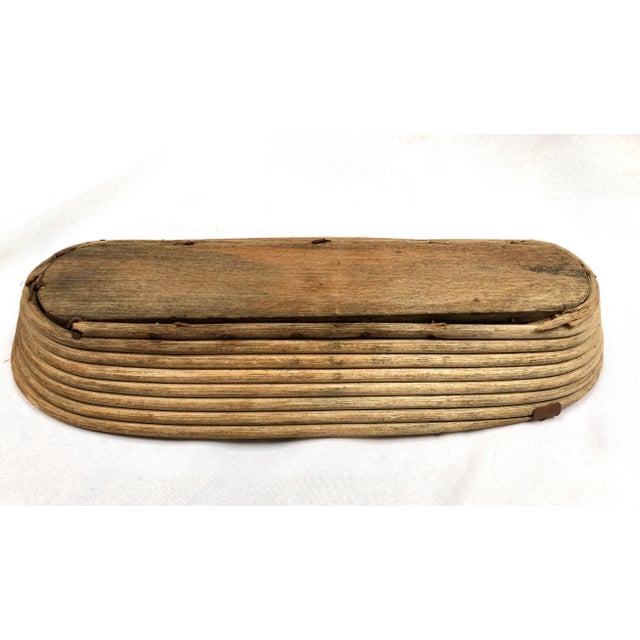 Brown Vintage European Proofing Bread Basket For Sale - Image 8 of 10