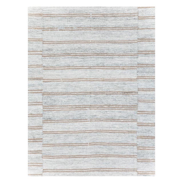 A vintage Turkish flatweave Kilim accent rug handmade during the mid-20th century. Measures: 6' 7" x 9' 3".