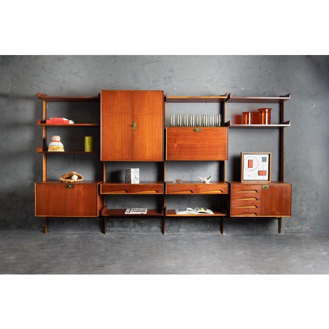 Dassi Bookstore by Edmondo Palutari, 1960s, in Good conditions. Designed 1960 to 1969 This piece has an attribution mark,...