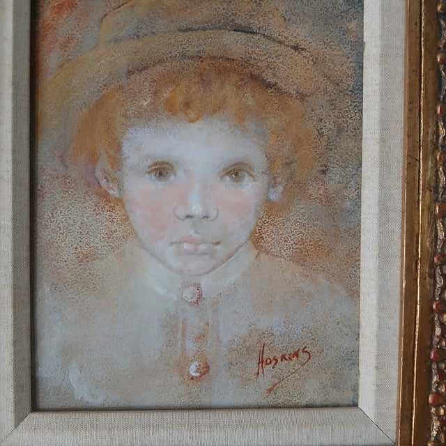 How could I resist this lovely portrait of an innocent child. It shows Ms. Hoskins had a softer side to her wild persona....