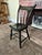Wood 19th Century Early American Black Ebonized Side Chair For Sale - Image 7 of 9
