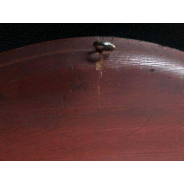 Oval Mirror in a Mahogany Frame For Sale - Image 17 of 18