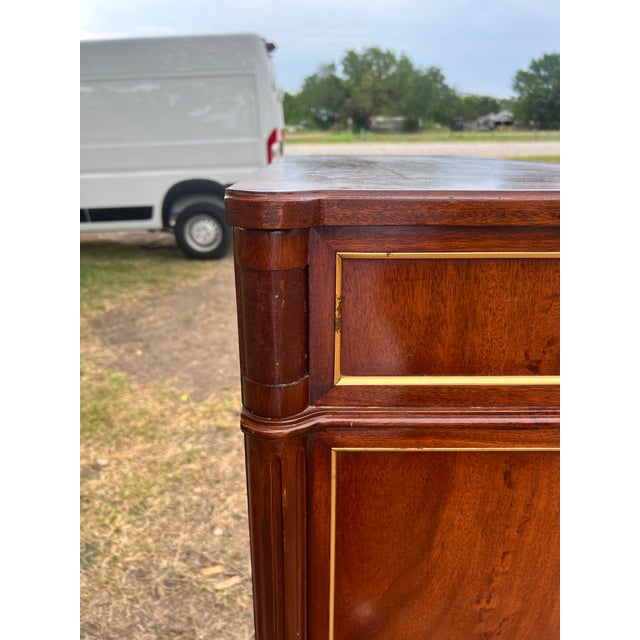 French Late 19th Century Louis XVI Mahogany Secretaire For Sale - Image 4 of 12