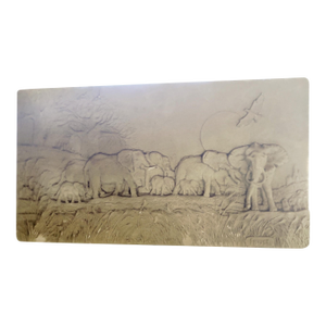 Charles Faust Safari Wall Sculpture – Vintage Art