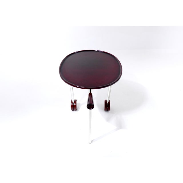 Italian Vintage Baisity Side Table by Antonio Citterio for B&B Italia, 1980 For Sale - Image 18 of 18