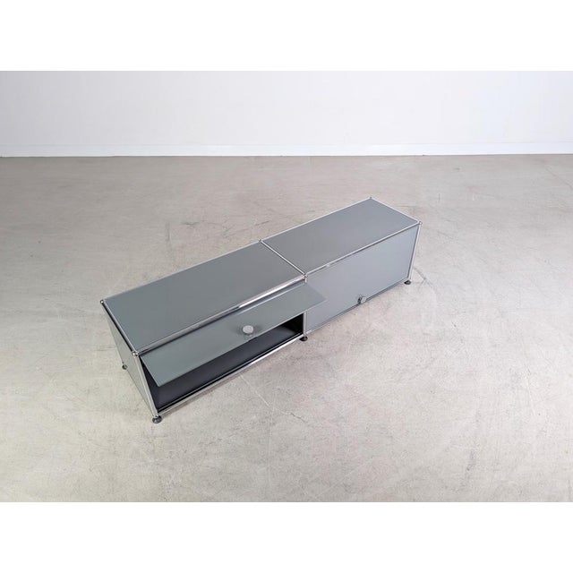 Gray Grey Sideboard by Fritz Haller for USM Haller For Sale - Image 8 of 11