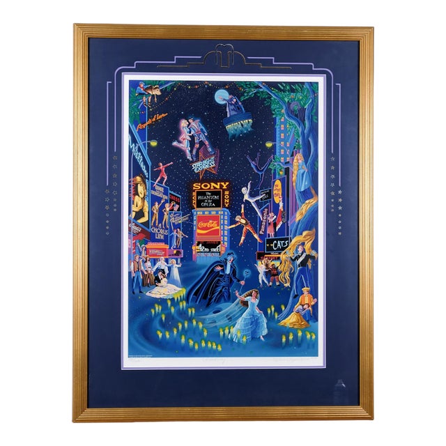 Melanie Taylor-Kent "Broadway" Le Signed & Numbered Serigraph For Sale