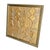 Artist: Tatiana Duperault Medium: Acrylic and clay on canvas Size: 13" x 13" (framed) Frame: Gilded beaded wood frame...