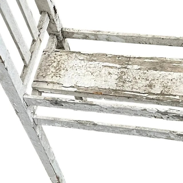 Wood Vintage Wooden Flower Stand For Sale - Image 7 of 8