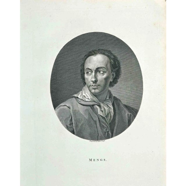 Portrait of A.R. Mengs is an original artwork realized by James Neagle (1765 - 1822). Original Etching from J.c. Lavater's...