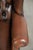 Brown English Brown Cowhide Chesterfield Wing Lounge Chair For Sale - Image 8 of 13