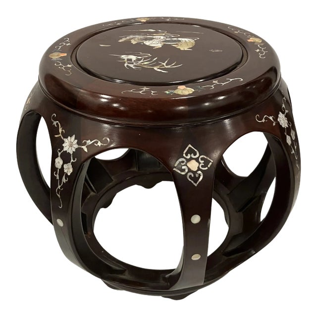 1970s Chinese Table With Inlay For Sale