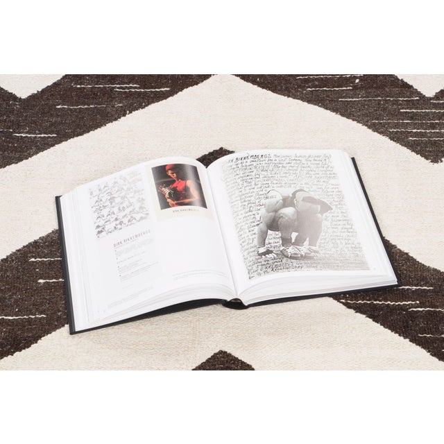 Ivory Vintage Kilim Hemp Rug With Chevron Design by Rug & Kilim, 1950-1959 For Sale - Image 8 of 9