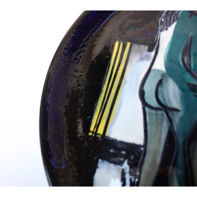 1950s Italian Ceramic Charger by Luciano Rumi For Sale - Image 4 of 13