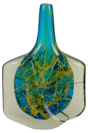 Malta Art Glass Vase, 1970s