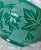 Pilgrim Art 1980s Pilgrim Kelsey Green Oak Leaf Cameo Art Glass Bowl, Kelsey Murphy Signed For Sale - Image 4 of 12