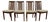 G-Plan Cane Back Dining Chairs Set of 4 For Sale