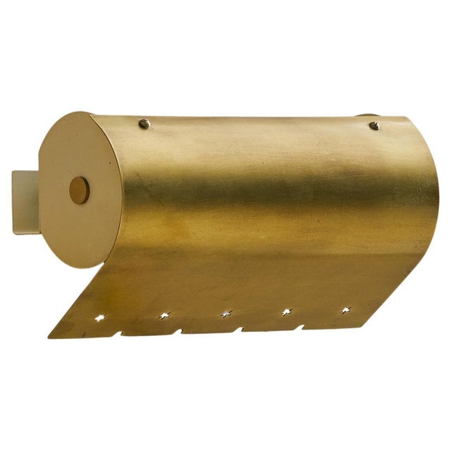 Swedish Brass Star-Perforated Sconce, 1940s - 2 Available For Sale - Image 18 of 18