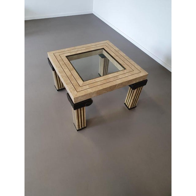 Glass Tesselated Coffee Table from Maitland Smith, USA, 1980s For Sale - Image 7 of 7