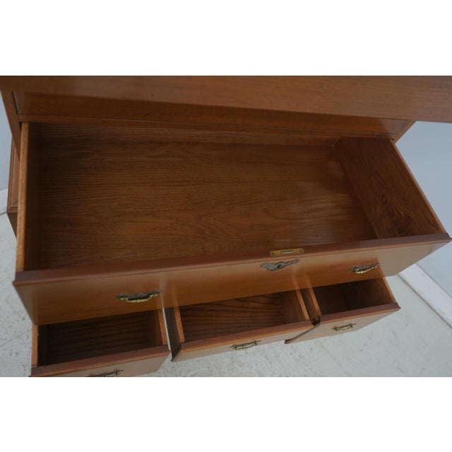 Kittinger 1970s Kittinger Colonial Williamsburg Wa-1062 Mahogany Highboy For Sale - Image 4 of 16