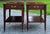 Nice pair of vintage Mersman federal Regency style Mahogany side tables. Single dovetailed drawer, with nicely tapered...