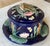 Ceramic Forester Antique Cobalt Lidded Butter Dish With Bird For Sale - Image 7 of 14