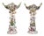 Porcelain Centerpieces with Cupids by Leuteritz for Meissen, 1860, Set of 2 For Sale