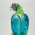 Swarovski Crystal Sculpture “Paradise Birds” Large “Macaw” Chrome Accent and Wooden Stand (#685824 With Inner Box, Outer Sleeve, Coa) For Sale - Image 11 of 18