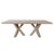 Worlds Away Matthew Izzo Home Haines Cerused Oak Dining Table on Tripod Wood Base For Sale - Image 4 of 4