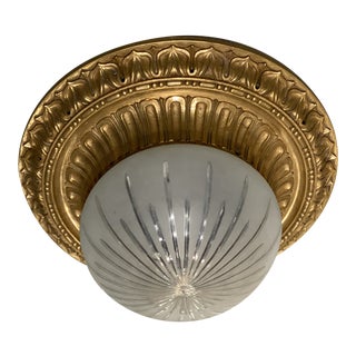 Caldwell Gilt Bronze Light Fixture For Sale