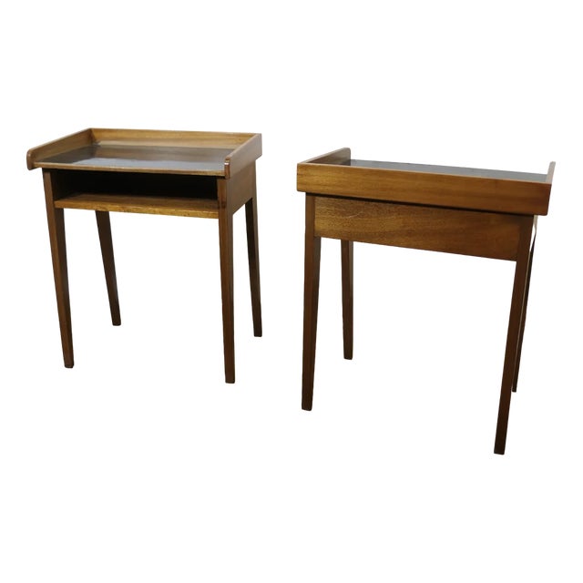 Mid-Century Danish Tray Top Tables, 1960s, Set of 2 For Sale